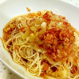 梅とみょうがのサッパリそうめん